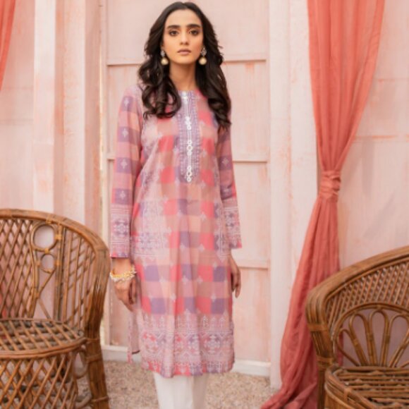 Cross stitch kurti - XS - Picture 1 of 2